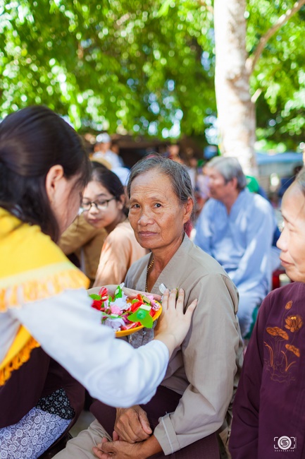 The Ullambana great Ceremony at Can Mon pagoda in Nghe An