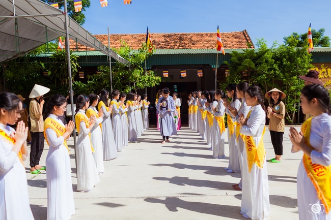 The Ullambana great Ceremony at Can Mon pagoda in Nghe An