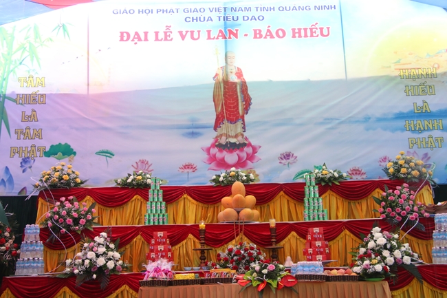 The Ullambana Ceremony of Pious Gratitude at Tieu Dao Pagoda in Quang Ninh Province