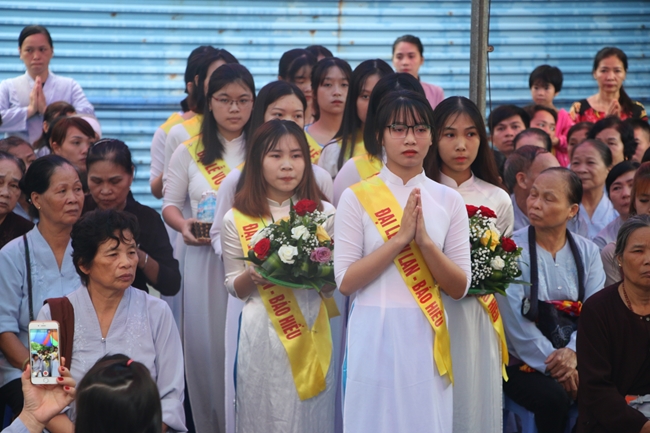 The Ullambana Ceremony of Pious Gratitude at Tieu Dao Pagoda in Quang Ninh Province