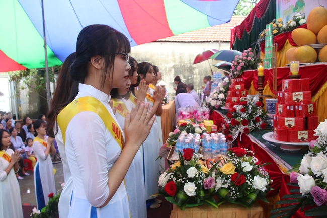 The Ullambana Ceremony of Pious Gratitude at Tieu Dao Pagoda in Quang Ninh Province