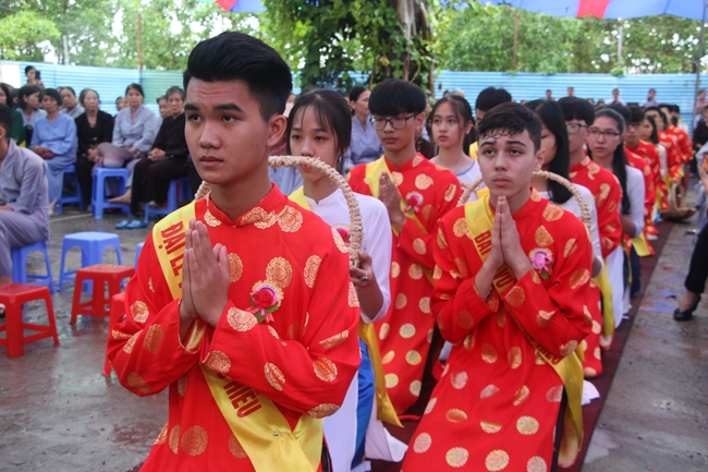 The Ullambana Ceremony of Pious Gratitude at Tieu Dao Pagoda in Quang Ninh Province