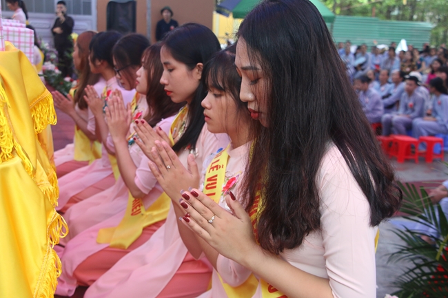 The Ullambana Ceremony of Pious Gratitude at Tieu Dao Pagoda in Quang Ninh Province