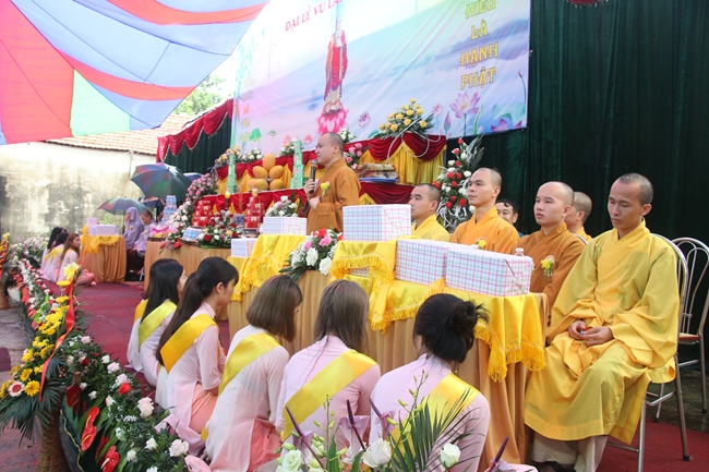 The Ullambana Ceremony of Pious Gratitude at Tieu Dao Pagoda in Quang Ninh Province