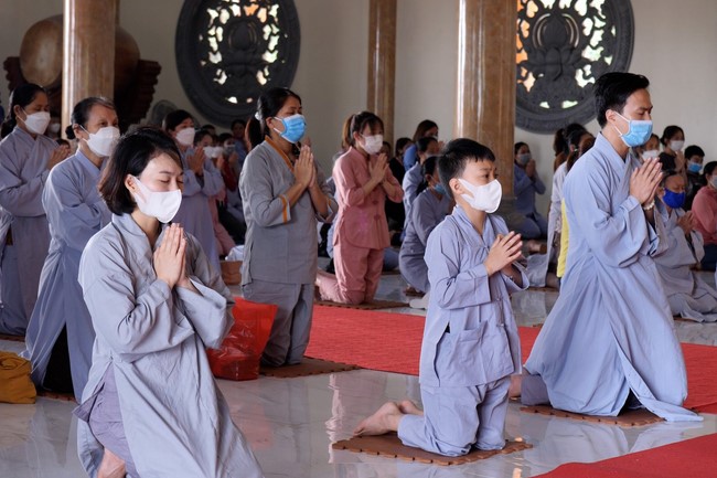 Chùa Cổ Am: Lễ quy y Tam bảo lần 1 năm 2022