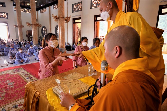 Chùa Cổ Am: Lễ quy y Tam bảo lần 1 năm 2022