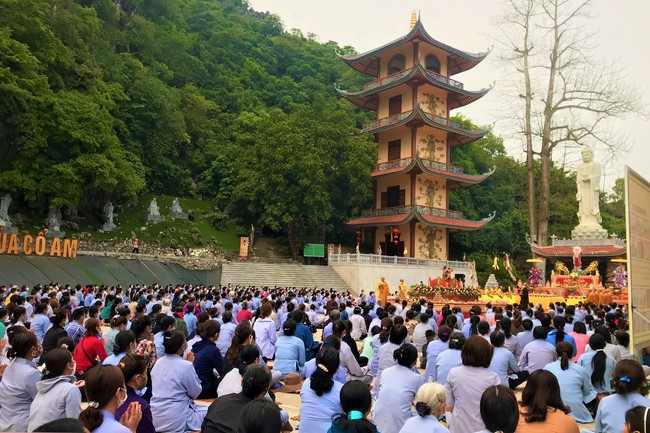 Chùa Cổ Am: Lễ quy y Tam bảo lần 1 năm 2022