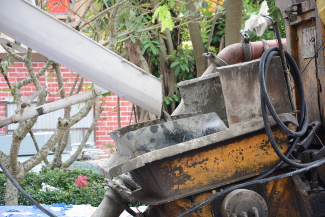 Concrete Pouring the 3rd Floor of the Multifunctional Building