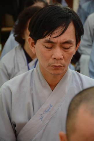 The  praying ceremony for rebirth and releasing creatures in Can Tho.