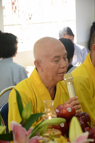 The  praying ceremony for rebirth and releasing creatures in Can Tho.