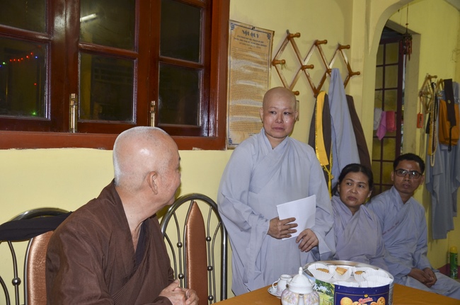 Supporting to cancer treatment for a Nun at  Phuoc Buu Pagoda