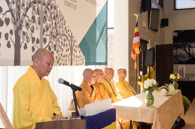 Lễ đặt đá xây dựng chùa Hoằng Pháp tại Hoa Kỳ