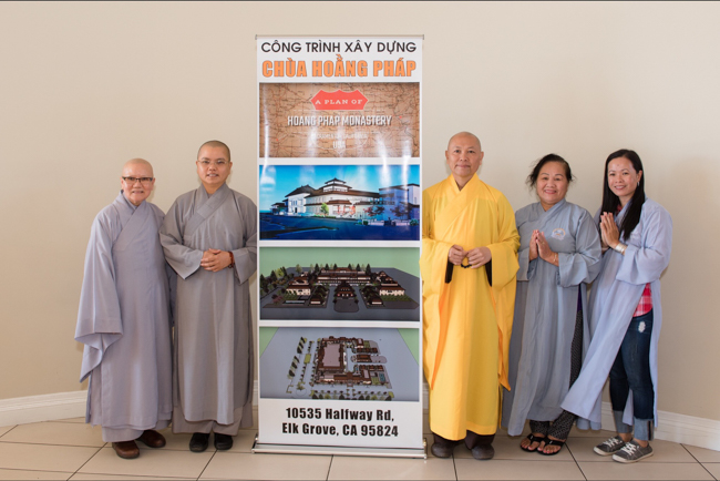 Lễ đặt đá xây dựng chùa Hoằng Pháp tại Hoa Kỳ