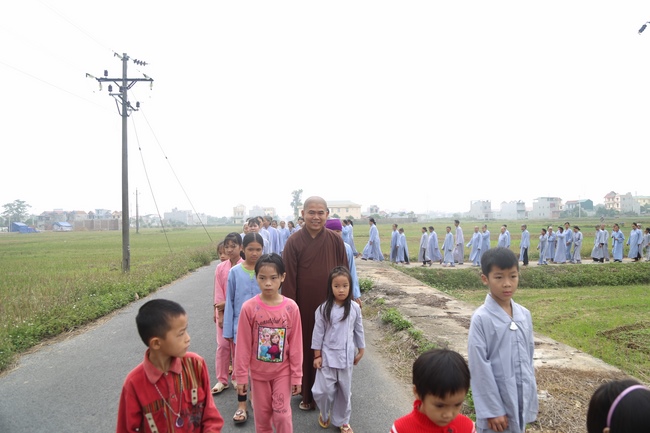 Re-learning majesty of the Buddha's disciple