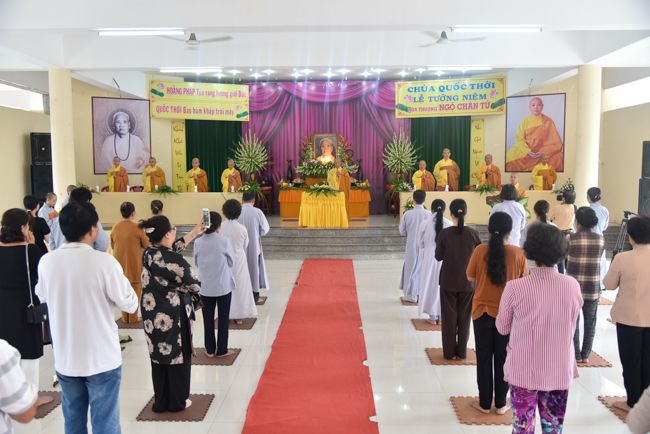 The Memorial Ceremony of Most Venerable Ngo Chan Tu at Quoc Thoi pagoda - Ben Tre province