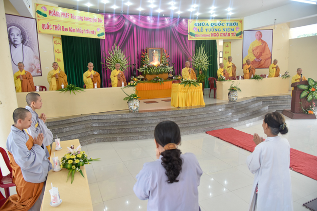 The Memorial Ceremony of Most Venerable Ngo Chan Tu at Quoc Thoi pagoda - Ben Tre province