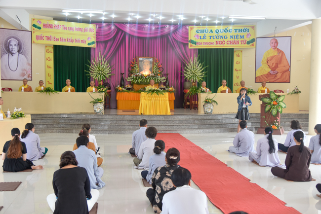 The Memorial Ceremony of Most Venerable Ngo Chan Tu at Quoc Thoi pagoda - Ben Tre province