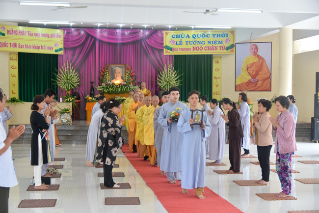 The Memorial Ceremony of Most Venerable Ngo Chan Tu at Quoc Thoi pagoda - Ben Tre province
