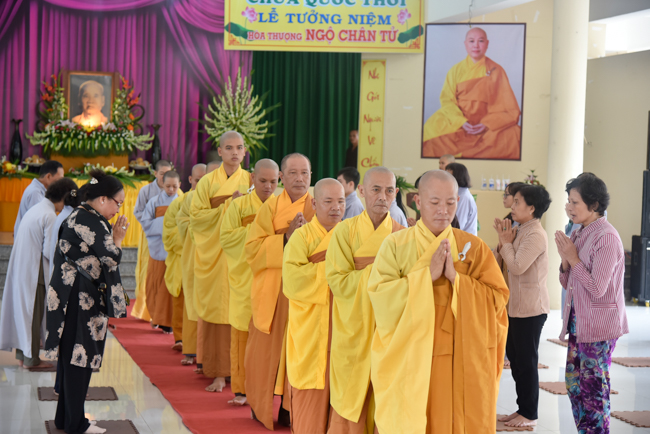 The Memorial Ceremony of Most Venerable Ngo Chan Tu at Quoc Thoi pagoda - Ben Tre province