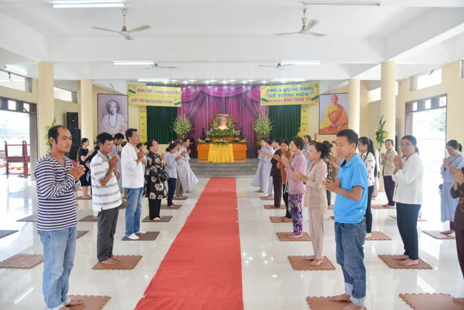 The Memorial Ceremony of Most Venerable Ngo Chan Tu at Quoc Thoi pagoda - Ben Tre province