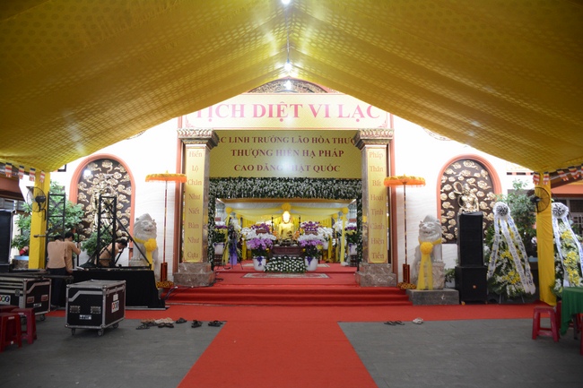 Lễ viếng cố đại lão HT. Thích Hiển Pháp