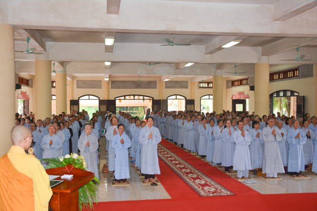 The Founder 's death anniversary at Tây Khánh Pagoda in Thái Bình Province