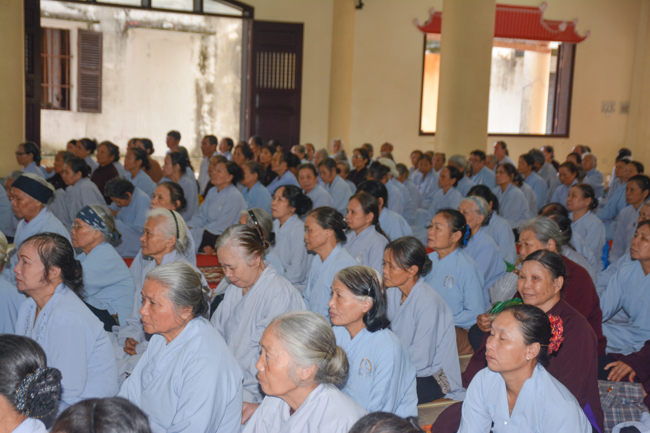 The Founder 's death anniversary at Tây Khánh Pagoda in Thái Bình Province