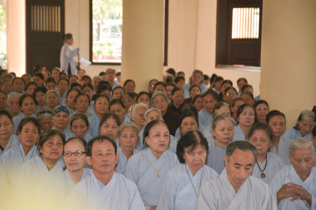 The Founder 's death anniversary at Tây Khánh Pagoda in Thái Bình Province