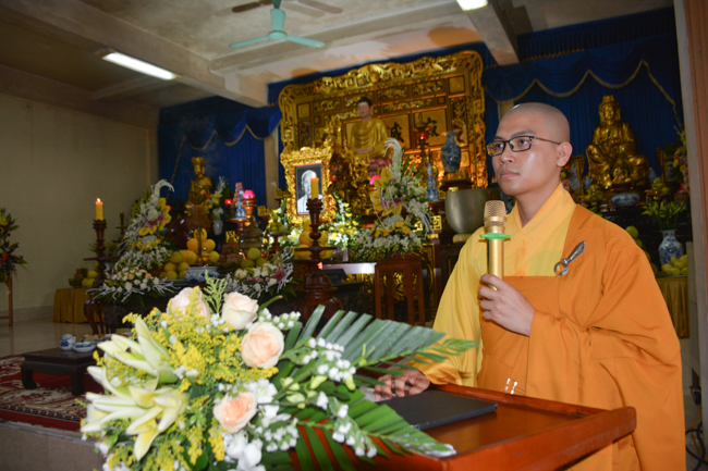 The Founder 's death anniversary at Tây Khánh Pagoda in Thái Bình Province