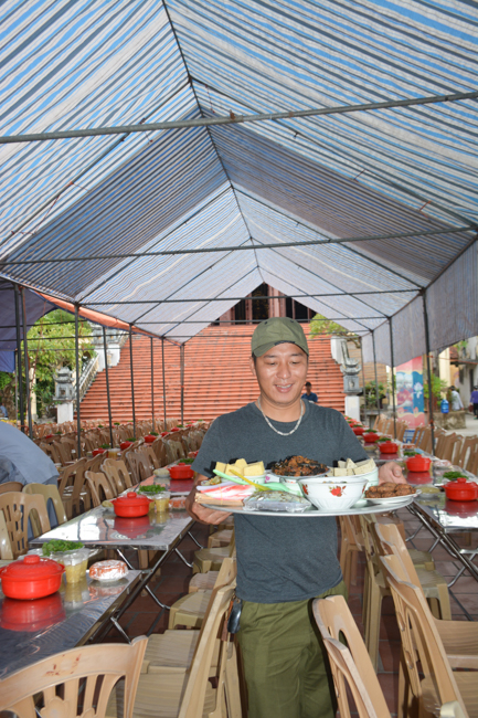 The Founder 's death anniversary at Tây Khánh Pagoda in Thái Bình Province