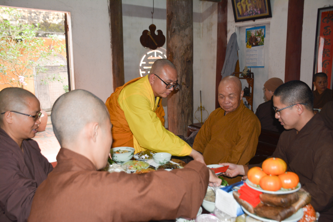 The Founder 's death anniversary at Tây Khánh Pagoda in Thái Bình Province