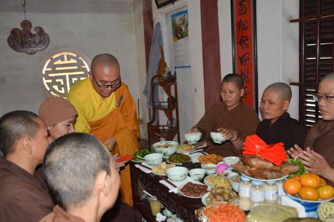 The Founder 's death anniversary at Tây Khánh Pagoda in Thái Bình Province