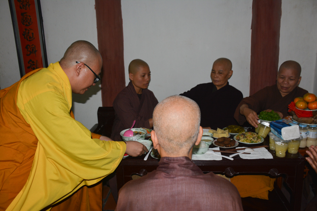 The Founder 's death anniversary at Tây Khánh Pagoda in Thái Bình Province