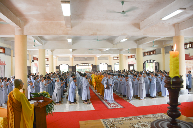 The Founder 's death anniversary at Tây Khánh Pagoda in Thái Bình Province