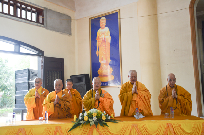 The Founder 's death anniversary at Tây Khánh Pagoda in Thái Bình Province