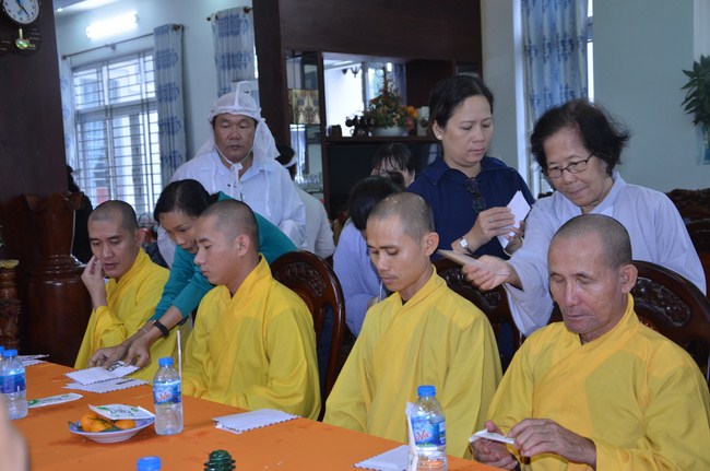 The ceremony praying for rebirth in Long An Province and Hoc Mon District