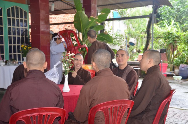 The ceremony praying for rebirth in Long An Province and Hoc Mon District