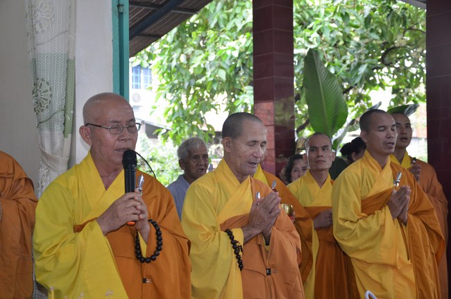 The ceremony praying for rebirth in Long An Province and Hoc Mon District