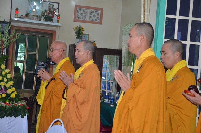 The ceremony praying for rebirth in Long An Province and Hoc Mon District