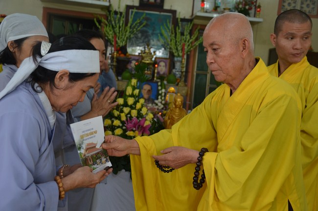The ceremony praying for rebirth in Long An Province and Hoc Mon District