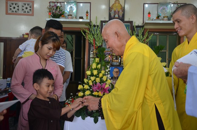 The ceremony praying for rebirth in Long An Province and Hoc Mon District