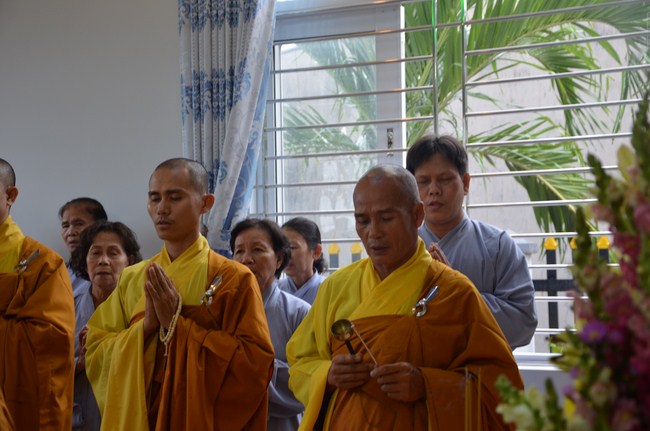 The ceremony praying for rebirth in Long An Province and Hoc Mon District