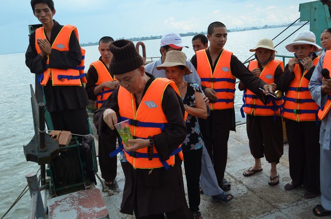 The ceremony praying for rebirth in Long An Province and Hoc Mon District