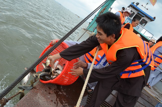 The ceremony praying for rebirth in Long An Province and Hoc Mon District