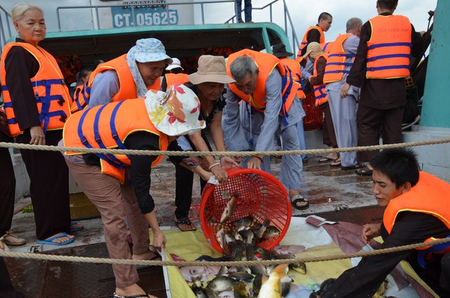 The ceremony praying for rebirth in Long An Province and Hoc Mon District
