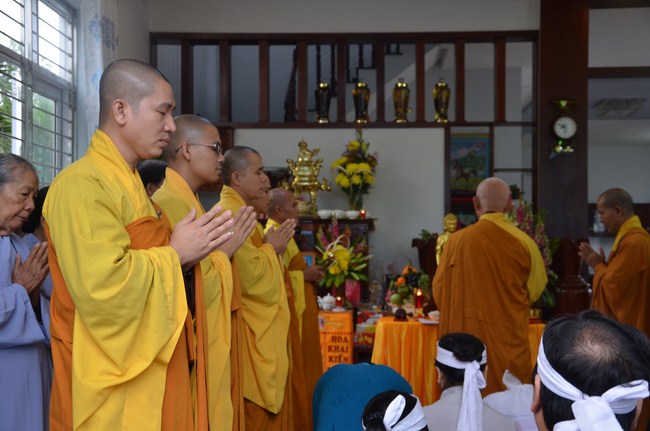 The ceremony praying for rebirth in Long An Province and Hoc Mon District