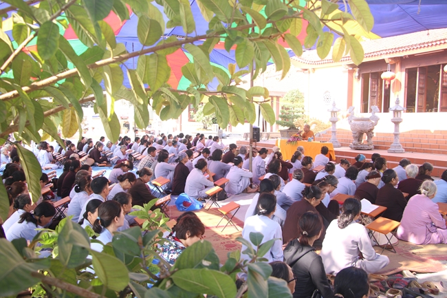 Pray-for-peace cultivation course at Tieu Dao Pagoda - QuangNinh Province