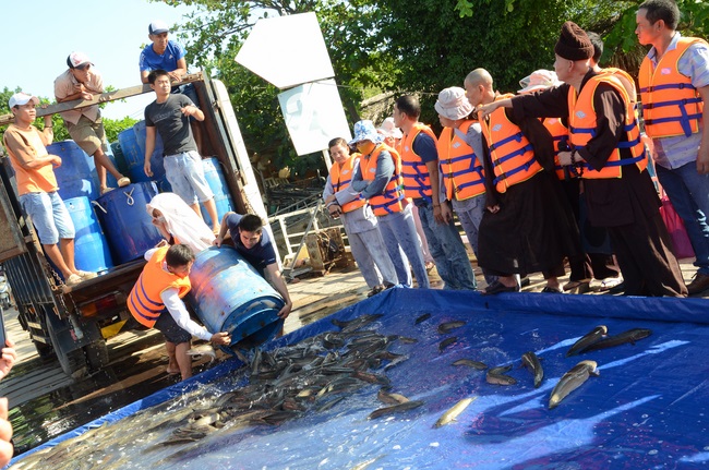 Lễ Cầu Siêu ở quận 12 và Phóng Sanh ở Củ Chi