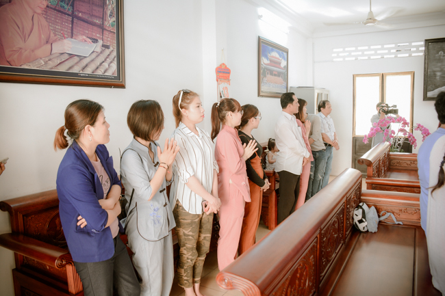 Korean Buddhist Delegation Visited Hoang Phap