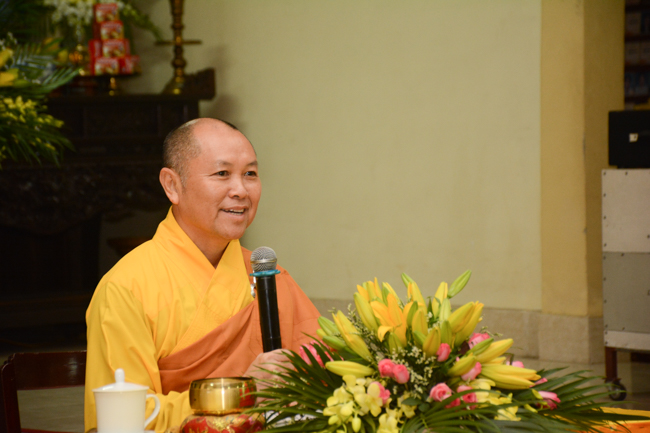 The ceremony of taking refuge at Tay Khanh Pagoda - Thai Binh